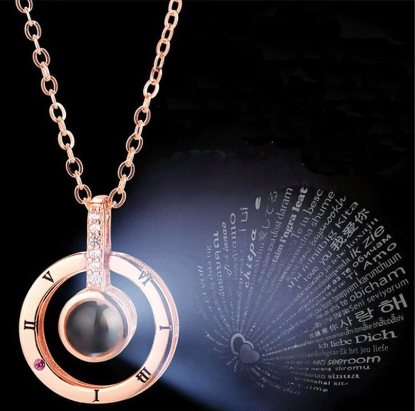 I Love You Necklace - 100 Different Languages
