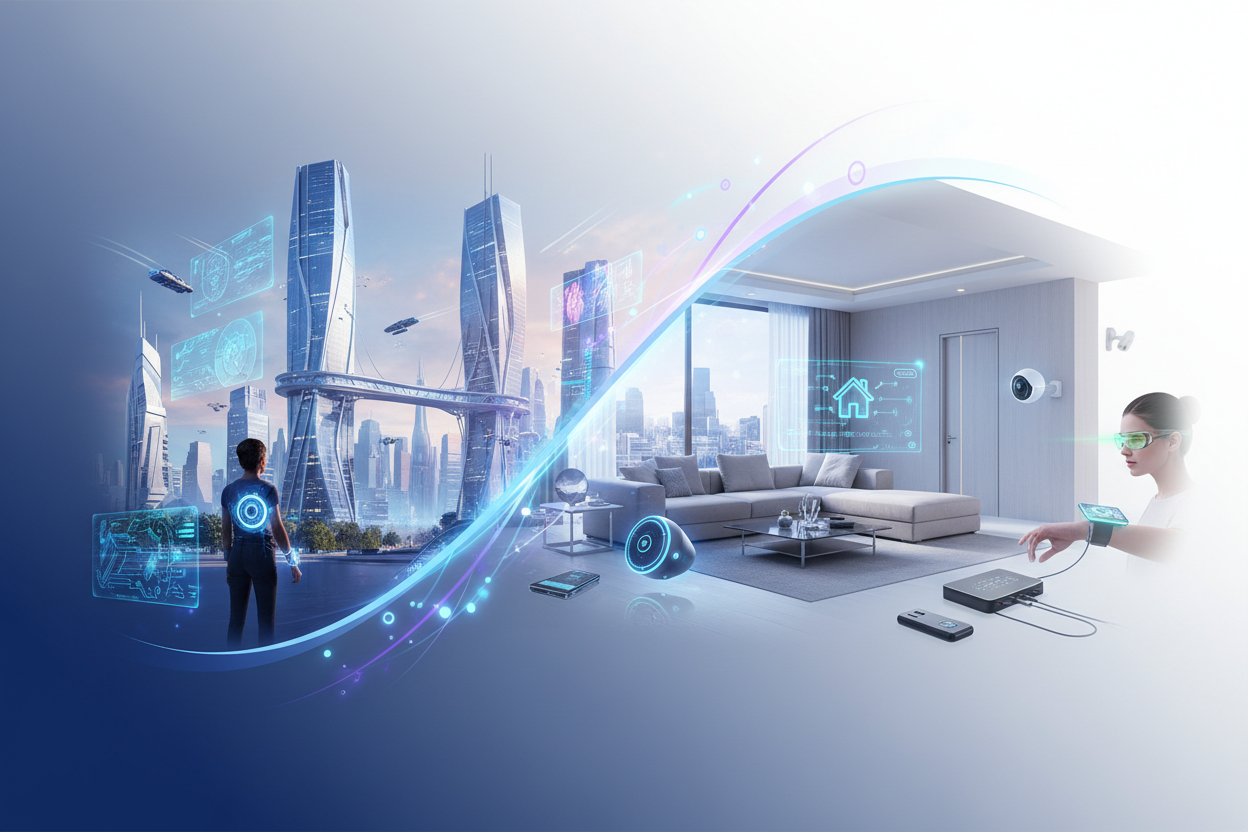 Banner VOLTIKA futurista multi-producto