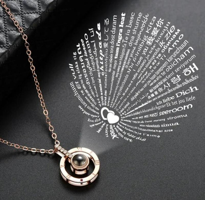 I Love You Necklace - 100 Different Languages